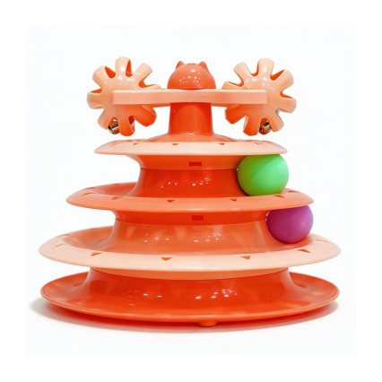 Cats floor game with side ball