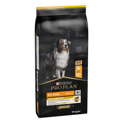 Pro Plan All Size Adult Light Sterilised Dry Dog food with Chicken (3k..14k)